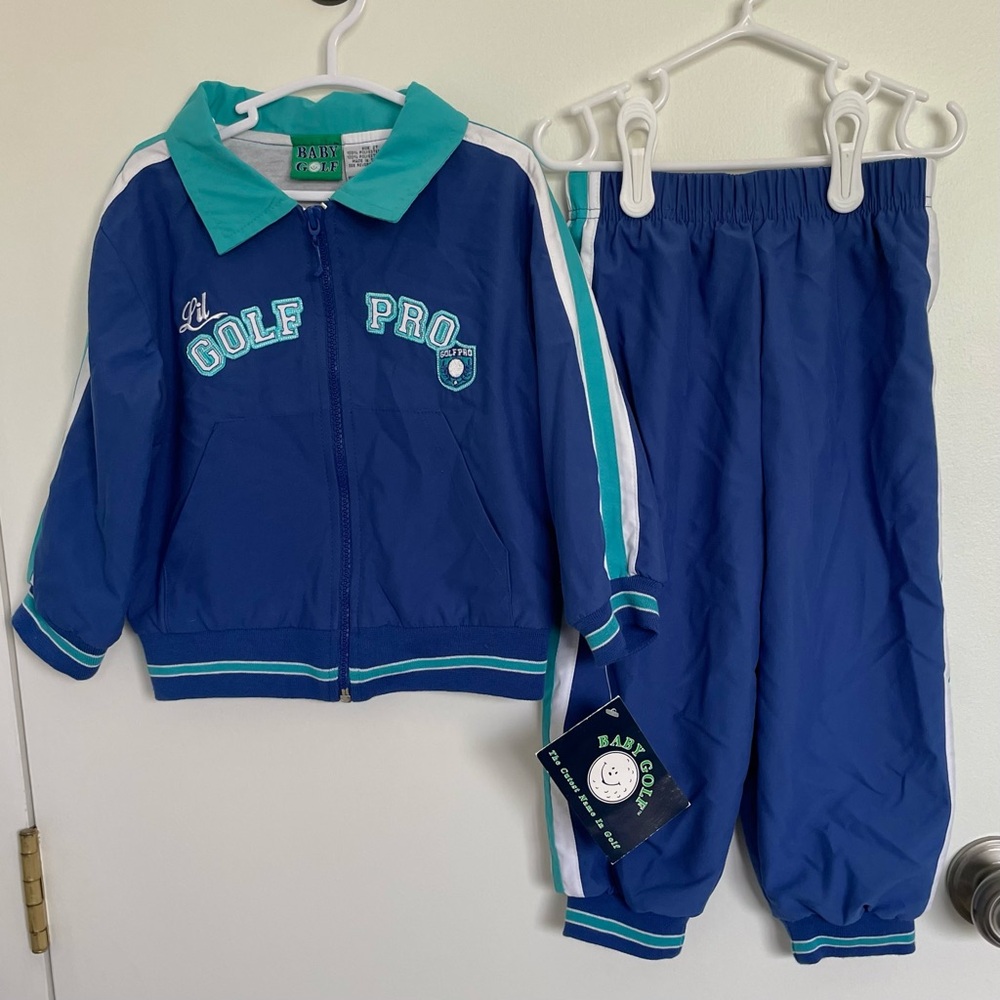 Vintage Baby Golf "Lil Golf Pro" Tracksuit Set NWT